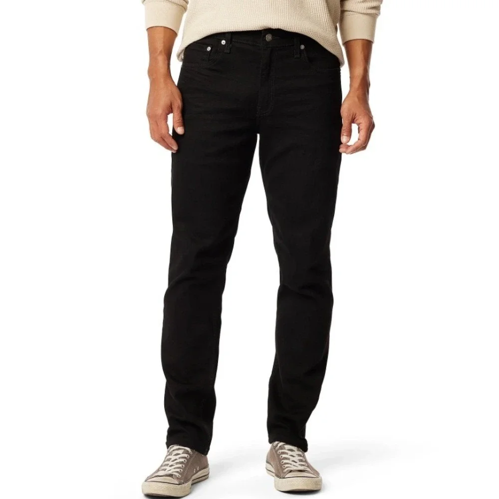 Levi Strauss Co Signature | Slim Black Denim Jean S37 Slim Fit W34 L32